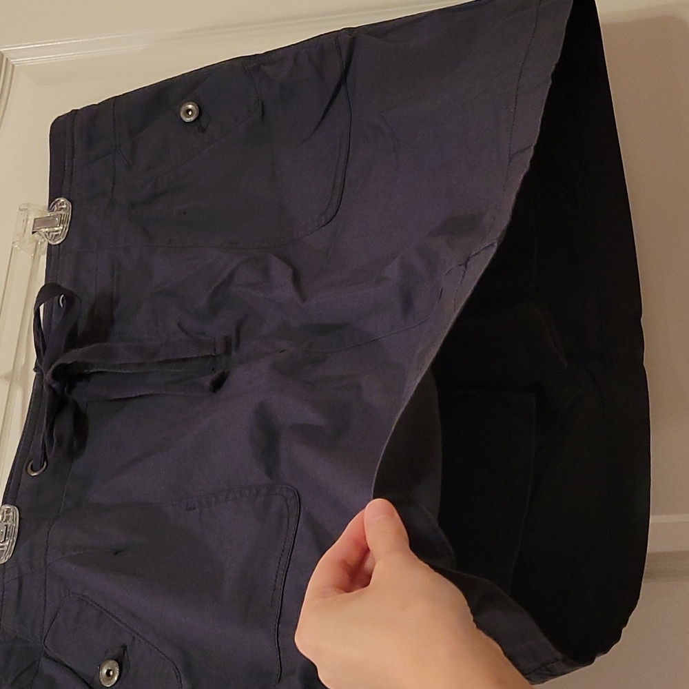 Like New Sonoma Life + Style Charcoal Original Cargo Skort - Picture 5 of 10